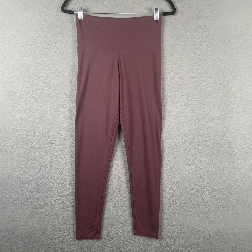 Kindred Bravely Leggings Womens M Purple Ankle Stretch Comfort Activewear